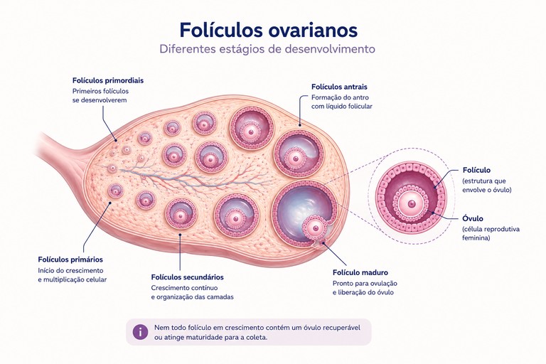 Muitos folículos e poucos óvulos: por que isso pode acontecer?